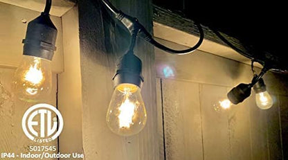 SFEG Indoor/Outdoor String Lights - Edison Bulb